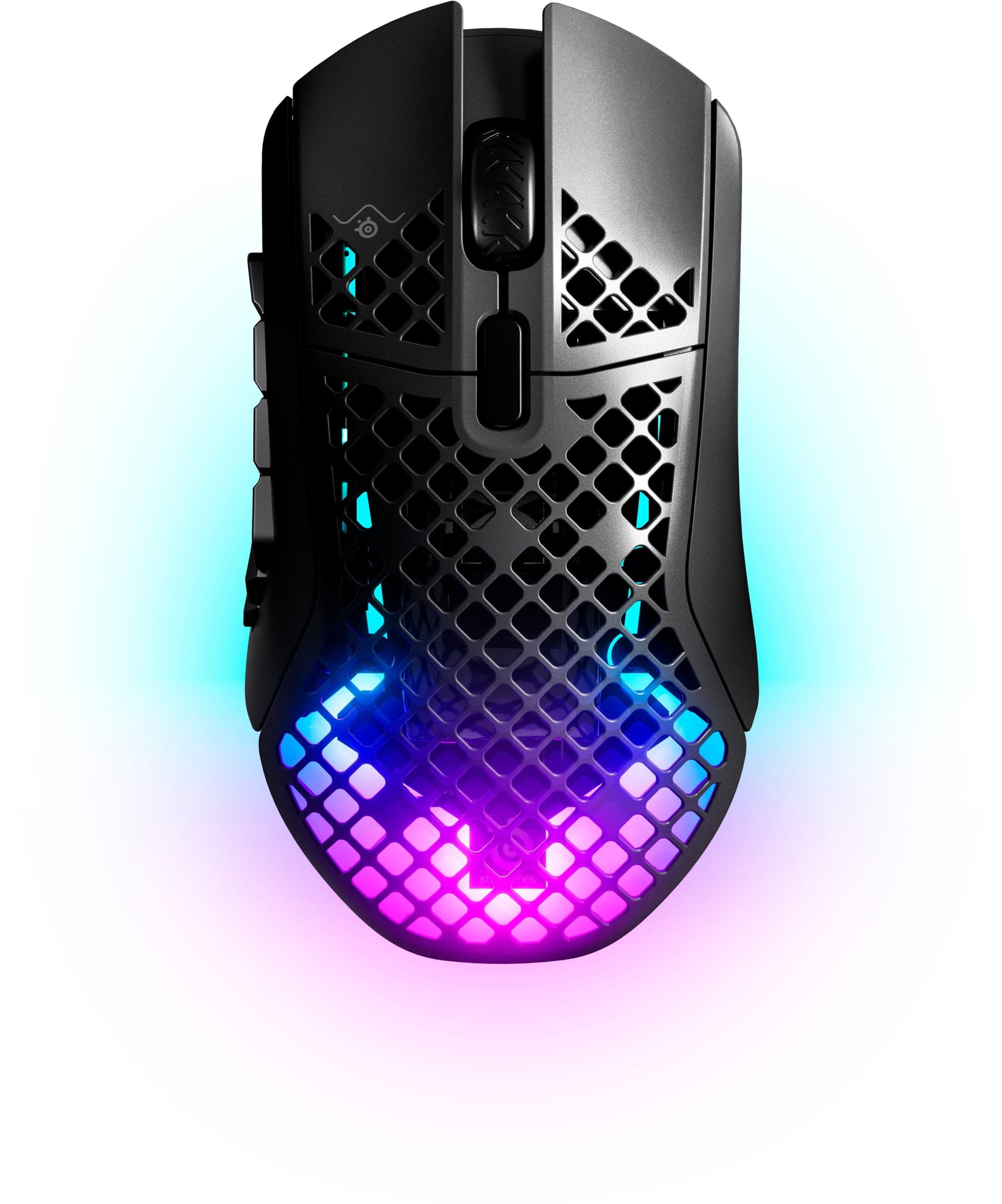 Aerox 9 Wireless Ultra Lightweight Honeycomb Water Resistant RGB Optical Gaming Mouse with 18 Programmable Buttons